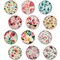 Wrapables Crystal Glass Magnets, Refrigerator Magnets for Office Whiteboards, Cabinets, Lockers (Set of 12)